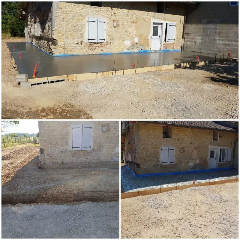 Travaux de terrassement, Ambérieu-en-Bugey, Slow Concept
