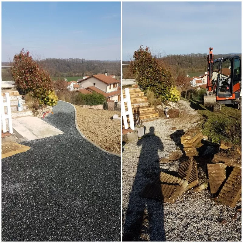 Travaux de terrassement, Ambérieu-en-Bugey, Slow Concept