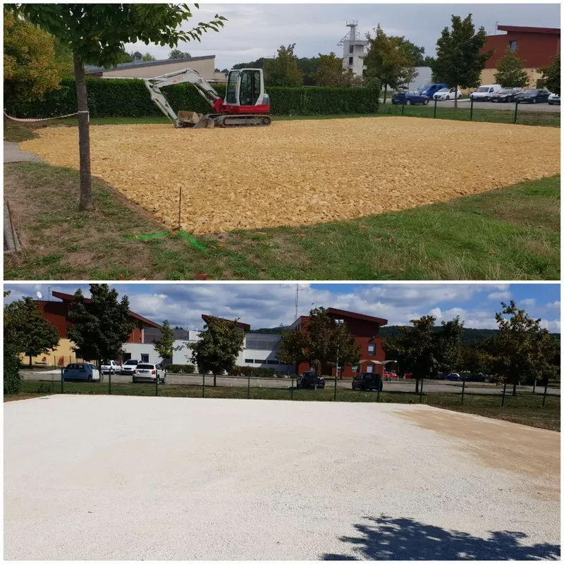 Travaux de terrassement, Ambérieu-en-Bugey, Slow Concept