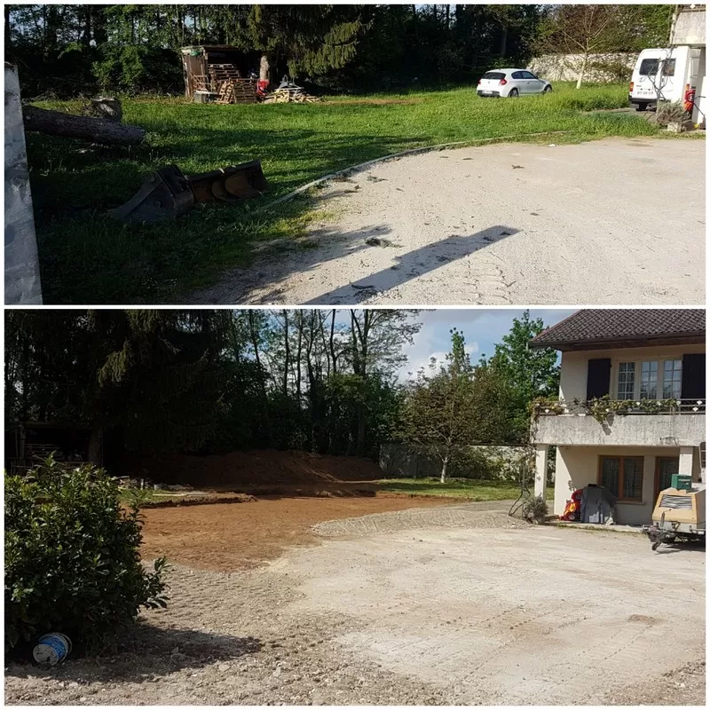 Travaux de terrassement, Ambérieu-en-Bugey, Slow Concept