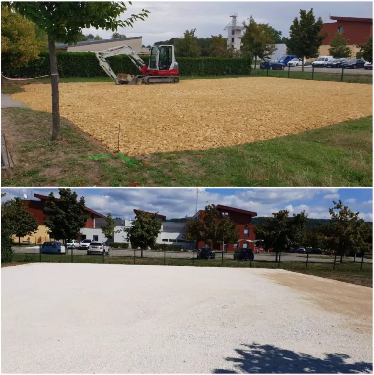 Création d’un aménagement de parking pour les patients du centre KINEO à Ambérieu-en-Bugey, Ambérieu-en-Bugey, Slow Concept