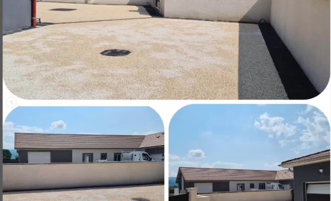 Création & Aménagement d’une cour extérieur à Bourg-en-Bresse