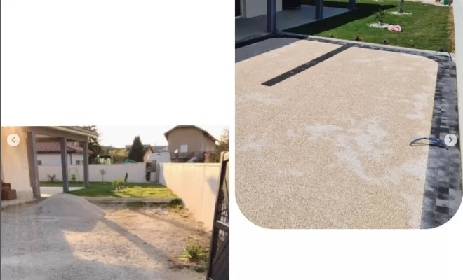 Création & Aménagement d’une cour extérieur à Bourg-en-Bresse