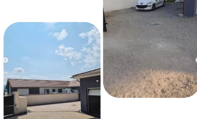 Création & Aménagement d’une cour extérieur à Bourg-en-Bresse