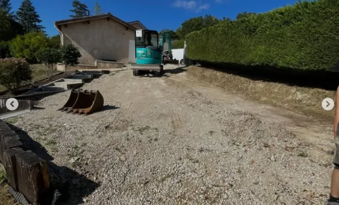 Réfection de cour en enrobé vers Ambérieu-en-Bugey, Ambérieu-en-Bugey, Slow Concept
