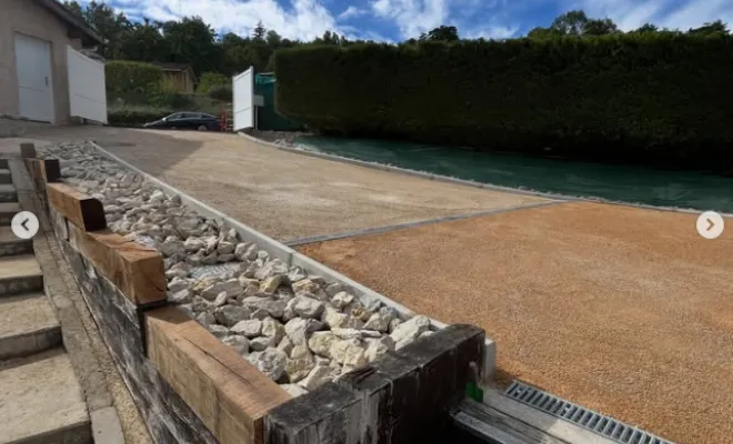 Réfection de cour en enrobé vers Ambérieu-en-Bugey, Ambérieu-en-Bugey, Slow Concept